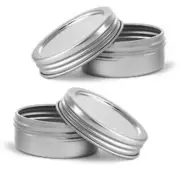 MagnaKoys® Tiny Round w/Threaded Screw Top Tins - 1/2 ounce ** A Baker's Dozen**