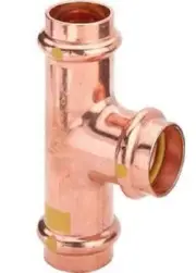 Viega PROPRESS GAS REDUCING TEE 1000kPa Copper- 20x20x15mm Or 25x25x15mm