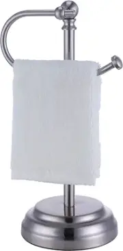 Heavy Weight Classic Decorative Metal Fingertip Towel Holder Stand for Bathroom,