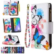 Zipper Bag Leather Flip Wallet Case For iPhone 16 15 14 13 12 11Pro Max 16E Plus