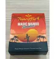 Teariffic Magic Mango Sensation Tea (Energy tea for adults) - 1 box, 12 sachets