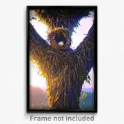 Pixel Art Poster - Large Nest (8 Bit Psychedelic Trippy Weird Video Game Print)