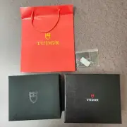 Tudor black watch box square box