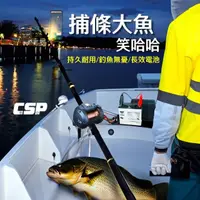 在飛比找momo購物網優惠-【CSP】大豐收船釣電池組/電動捲線器(深循環 湯淺 REC