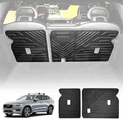 X-CAR Back Seat Protector for Volvo XC60 2017-Onwards Heavy Duty Car Seats Kick Mats Cover