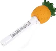 Toddmomy Floating Pool Water Thermometer Pineapple Floating Pool Thermometer Sturdy and Fun for Boys and Girls