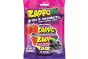 Zappo Sour Chews Grape & Strawberry 4 Pack