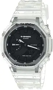 [Casio] G-SHOCK GA2100SKE-7A Mens Transparent Clear Analog/Digital Watch with Transparent Clear Band