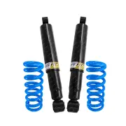 Rear Webco Shock Absorbers HD Raised Springs for NISSAN Patrol GQ T/Back 88-97