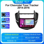 For Chevrolet TRAX Tracker 2014-2016 Android CarPlay Car Radio GPS Player Screen