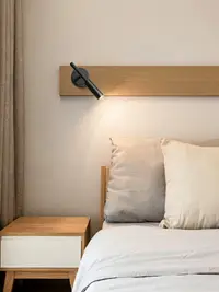在飛比找樂天市場購物網優惠-可調節角度臥室床頭壁燈現代簡約創意極簡主臥床頭柜書房書桌壁燈