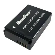 Non-OEM Li-ion Battery For CANON LP-E12 LPE12 EOS-M EOS M EOS M200 800mAh