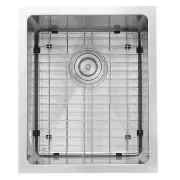 Nantucket Sinks SR1815 15 x 18-Inch Pro Series Rectangle Undermount Small Rad...