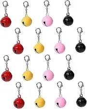 FUTUREORYY 16pcs Pet Collar Bells for Dogs and Cats Delicate Hanging Decor Crisp Sound for Christmas Decorations and DIY Projects Lightweight and Durable Pet Accessories