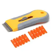 Scraper Plastic Blade Paint Glue Adhesive Scraper With 10pcs Blades