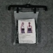 Mercase Women Sz M Lumbar Support Lower Back Brace Black Solid Protect Posture