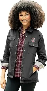 Vantage Apparel Women's Canvas Flannel-Lined Flap Patch Pocket Jacket