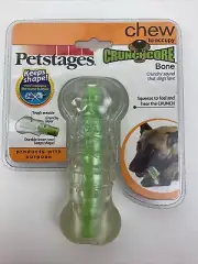 Petstages Crunchcore 5.25” Dog Chew Toy Bone - Durable & Crunchy