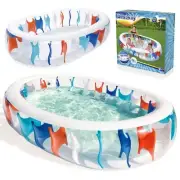 Swimming Pool Elliptic Inflatable Family Kiddie