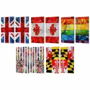 OFFICIAL ARTPOPTART FLAGS LEATHER BOOK WALLET CASE FOR HUAWEI XIAOMI TABLET