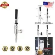 Push-Pull Nitro Stout Faucet in Food-Grade Stainless Steel - Kegerator Essential
