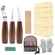 Wood Whittling Kit with Basswood Blocks Sets for Adults and Kids Beginners,Ca...