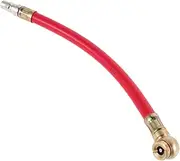Single Head Valve Extension Hose Connector for Motorcycle Electric Bike Tire Repair Durable Inflator Tool with Rubber Tubing Stylish and Versatile Air Pump Accessory