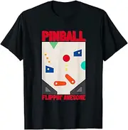 VidiAmazing Pinball Machine and Arcade Game Machine - Flippin' Awesome ds1166 T-Shirt