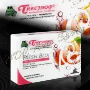 1 X Tree Frog White Peach Natural Extreme Car Air Freshener Fresh Box Mini