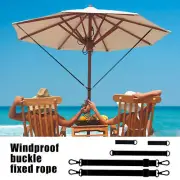 Tent Tensioners | Windproof Fixed Strap Buckle Band For Sunshade Umbrellas 3Size