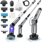 Electric Spin Scrubber, [IPX7 Waterproof ] [50KG Torque] Shower Scrubber with