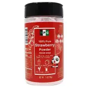 NPG Dried Strawberry Juice Powder 7 Ounces, Dehydrated Pink Strawberries Powder