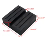 2x（75x75x25mm）Universal Rubber Jacking Beam Support Block Scissor Car Lift Pad