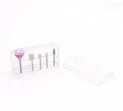 minkissy Nail Buffer Block Set 10pcs Electric Nail Drill Bits Manicure Polishing Heads for Home Shop Use
