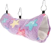 POPETPOP Pets Hammock Comfortable Hanging Bed for Hamsters Ferrets Animals Multi Purpose Cotton Tunnel House for Pet Cages Cozy Nest