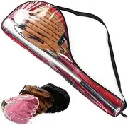 HUIJINCHAOSHI Baseball Glove, Handsome Male Baseball Set with Pole Gloves, Black, Brown, Pink. Baseball Gloves