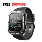 Men Smart Militar Watch Bluetooth Call Outdoor Sports 1.83inch Large Screen Voic