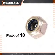Rhino Rack M6 Galvanised Nyloc Nut Automative Replacement - in a pack of 10