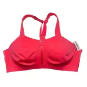 Victoria's Secret Knockout Front-Close On Point High Support Sport Bra Coral 38D