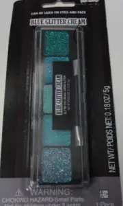 Two Packs of Halloween Blue Glitter Cream. Eyes and Face.. Save #610