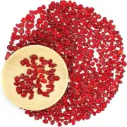 Aquarium Fish Tank Rocks Gravel Clear Glass Red Pebbles Marble for Turtle Tank