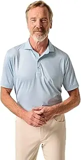 [johnnie-O] Men's Link Featherweight Performance Polo, Barrels Blue
