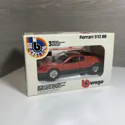 Bburago Burago 1/24 FERRARI 512 BB 512bb Made In Italy Diecast MIB *RARE*