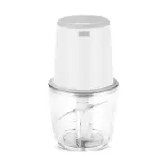 600ML Electric Garlic Food Chopper Vegetable Chopper Grinder Blender Crusher White