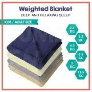 Kids Adult Size Weighted Blanket Heavy Gravity 2.2/3.2/4.5/6.8/ 9/11.5 KG