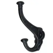 Captain James Hand-Forged Iron Wall Hook - Nautical Rustic Coat & Hat Hanger
