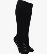 FineFit Compression Socks Light Graduated Compression 8-15 mm HG Black L/XL