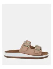 [Novo Shoes] Sedona Slides in Almond