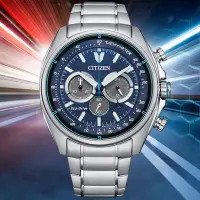 在飛比找Yahoo奇摩購物中心優惠-CITIZEN 星辰錶 Chronograph 三眼 光動能