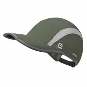 Reflective Folding Outdoor Hat Unstructured Design UPF 6 7/8-7 1/2 Amy Green